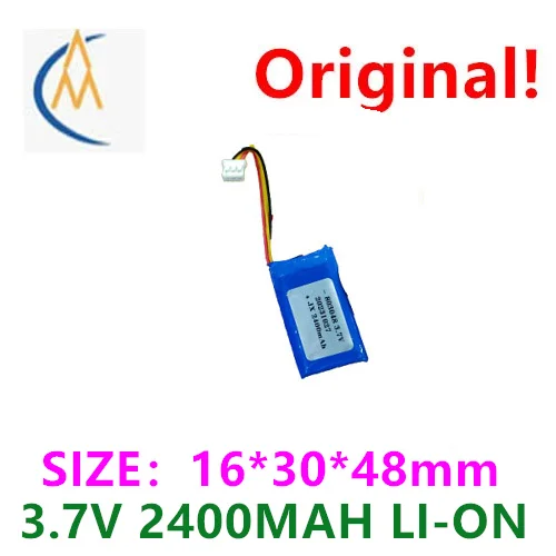 Batterie de stockage d'alimentation mobile, batterie au lithium polymère 803048 mAh-2400 V, batterie à trois fils plats, pleine capacité 3.7, acheter plus volonté, pas cher
