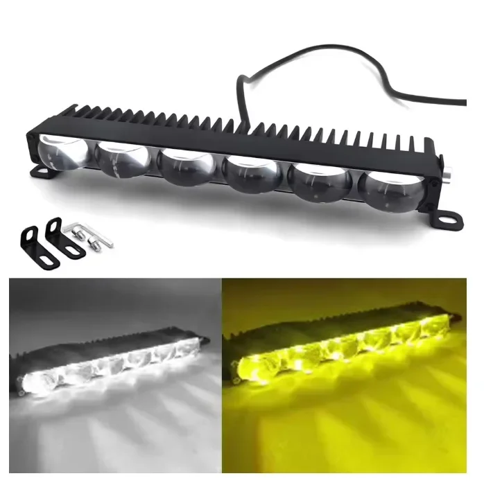 LED Headlight Bumper Fog Lamps Projector Lens Car Grill Light Work Light Mini Driving Light Auxiliary Lights For Car Motorcycle