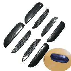 FUNDUOO for Honda Fit Jazz MK3 2008-2013 Carbon Fiber Chrome Car Door Handle Cup Bowl Cover Styling Auto Accessories