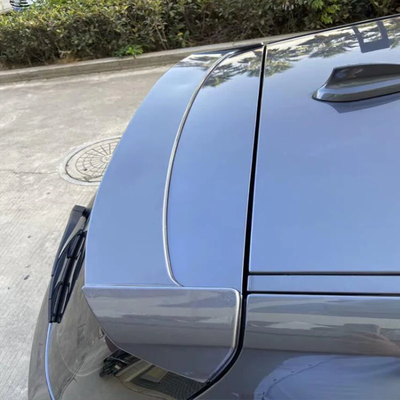 For BMW 1 Series E87 E81 Hatchback 2004-2012 Rear Trunk Lid Roof Spoiler Wings ABS Plastic Black Exterior Body Kit Accessories