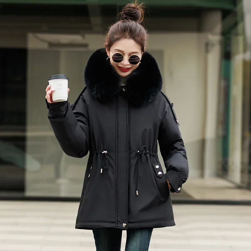 يتغلب Pai على الملابس القطنية الجديدة متوسطة الطول لعام 2025، وسترة قطنية عصرية، ومعطف شتوي سميك من القطن