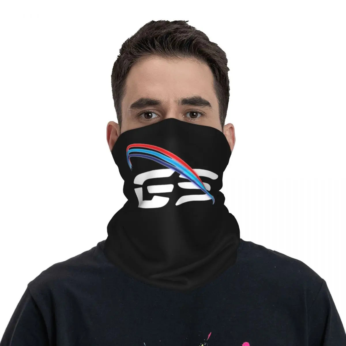 GS LIGHT Motorcycle Bandana Neck Gaiter Printed Motorbike Balaclavas Face Scarf Cycling Outdoor Sports Men Women Adult Winter