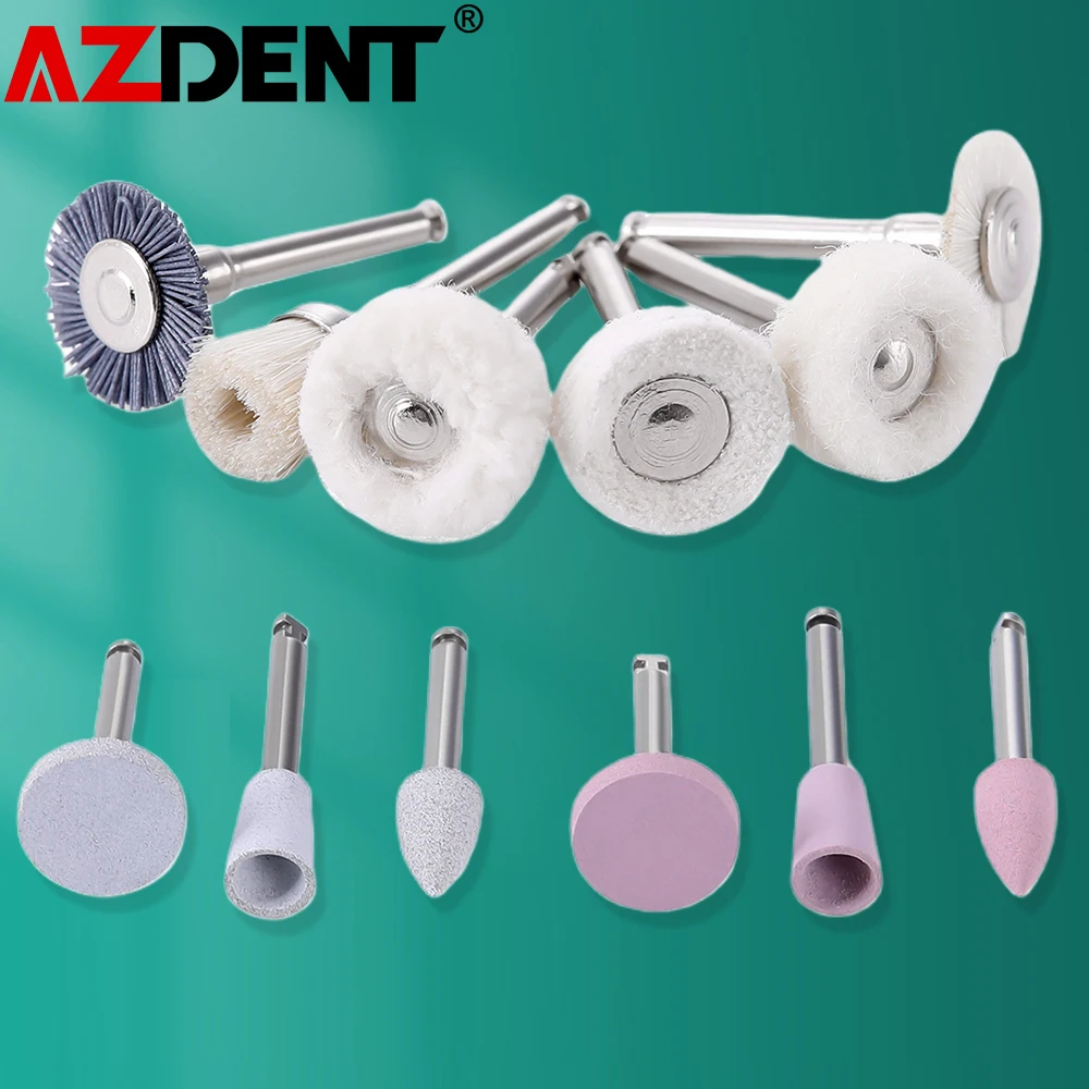 12Pcs Azdent Dental Composite Polishing Kit RA 2.35MM For Composite Finishing and Polishing