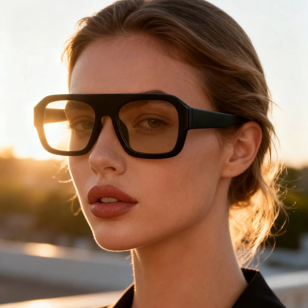 

Fashion rectangular large frame sunglasses for men and women retro brand designer leopard print sunglasses goggles UV400