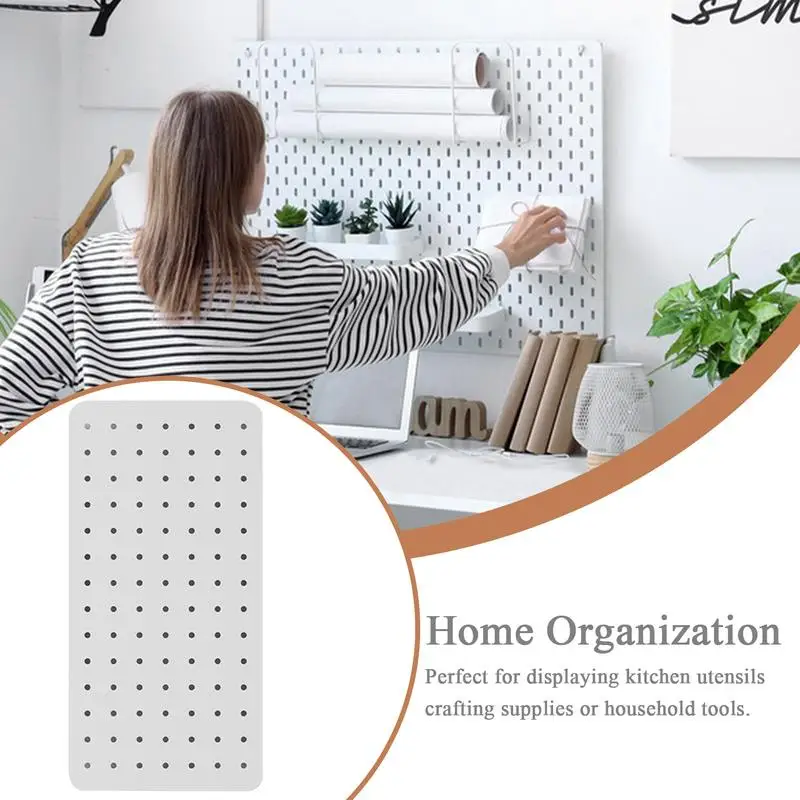 Pegboard Wall Organizer Panels No Punching Peg Board Walls Organization For Bedroom Save Space Pegboards Display Panels For