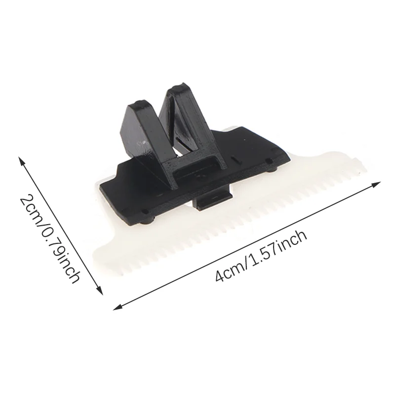 Professionele originele keramische messnijder Clip Draadloze 2-gats tondeuse Fit tondeuse Trimmer Baardaccessoires