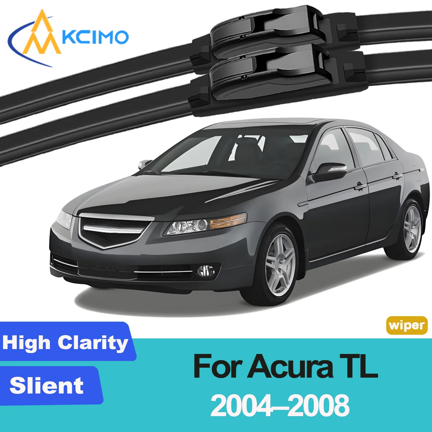 

KCIMO 2PCS New Front Windshield Wiper Blade for Acura TL UA6/UA7 2004-2008 Front Windshield Auto Wipers Blade Accessories 2008