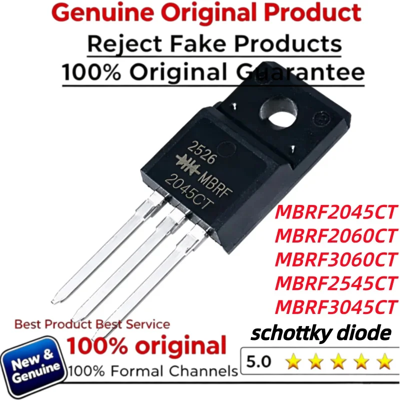 10pcs New Original MBRF2060CT MBRF3045CT MBRF2045CT MBRF2545CT MBRF3060CT schottky diode In Stock TO-220F