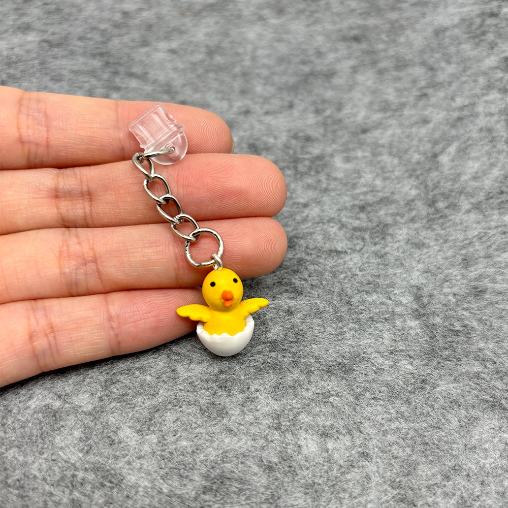 

Adorable Practical Mini Resin Egg Shell Chick Charm Dust Plugs for Mobile Phone, Tablets, Laptops, USB-C/Type C& Lightening Port
