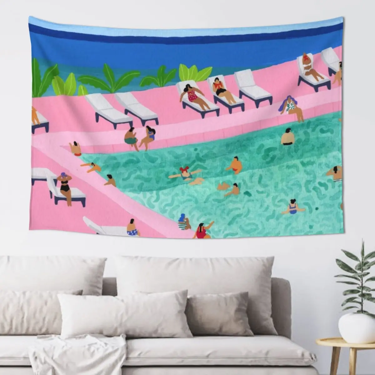 

Seaview Tapestry Bedrooms Decor Kawaii Room Decor Room Decor Cute Aesthetic Room Decors Tapestry