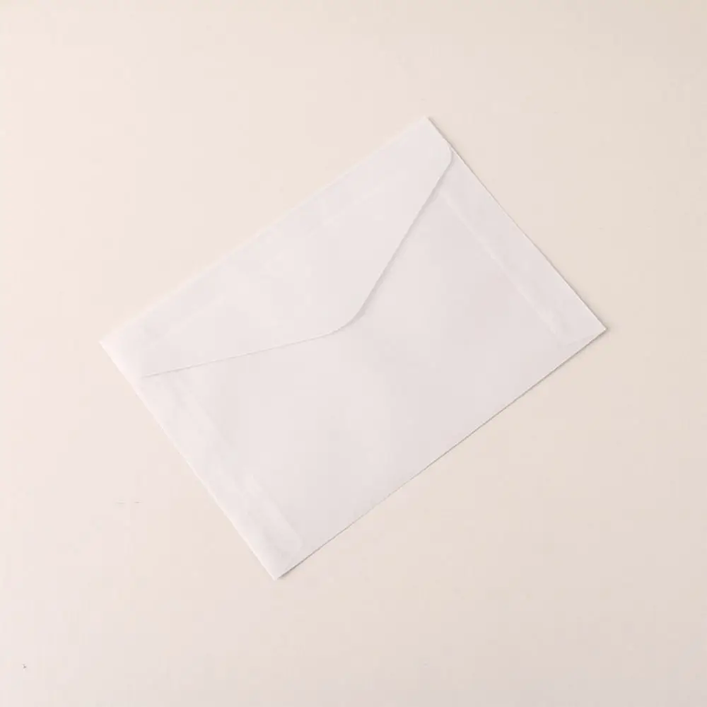 

Matte Transparent Envelope Semi Clear Photo Blessing Thank Envelope Stationery Scrub Invitation Card Holder Teachers' Day