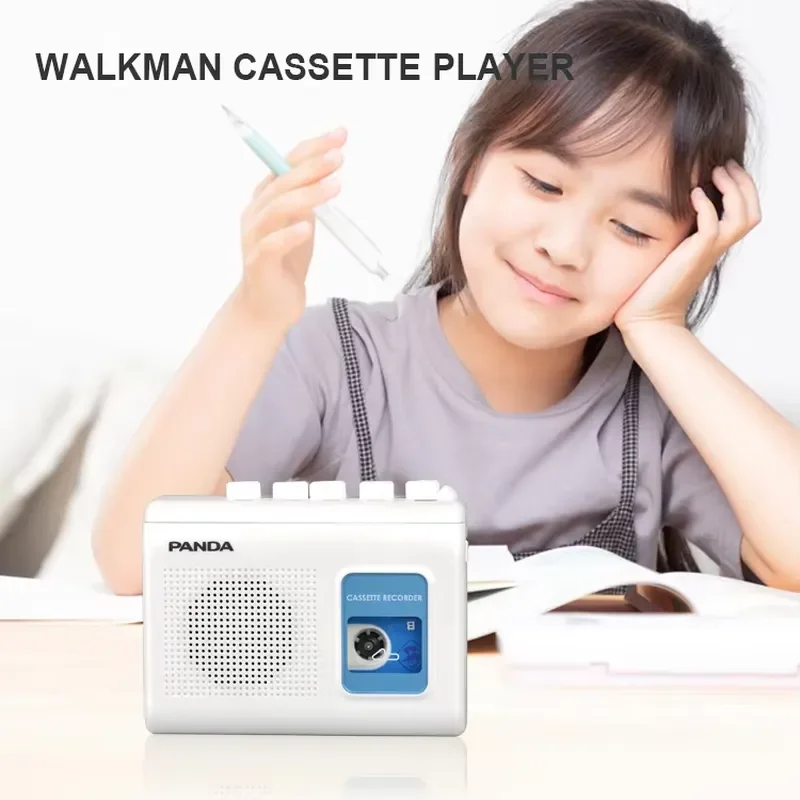 Wholesale Retro White Cheap Portable Mini Tape Walkman Player Built-in Mono Speaker Cassette Recorder Player