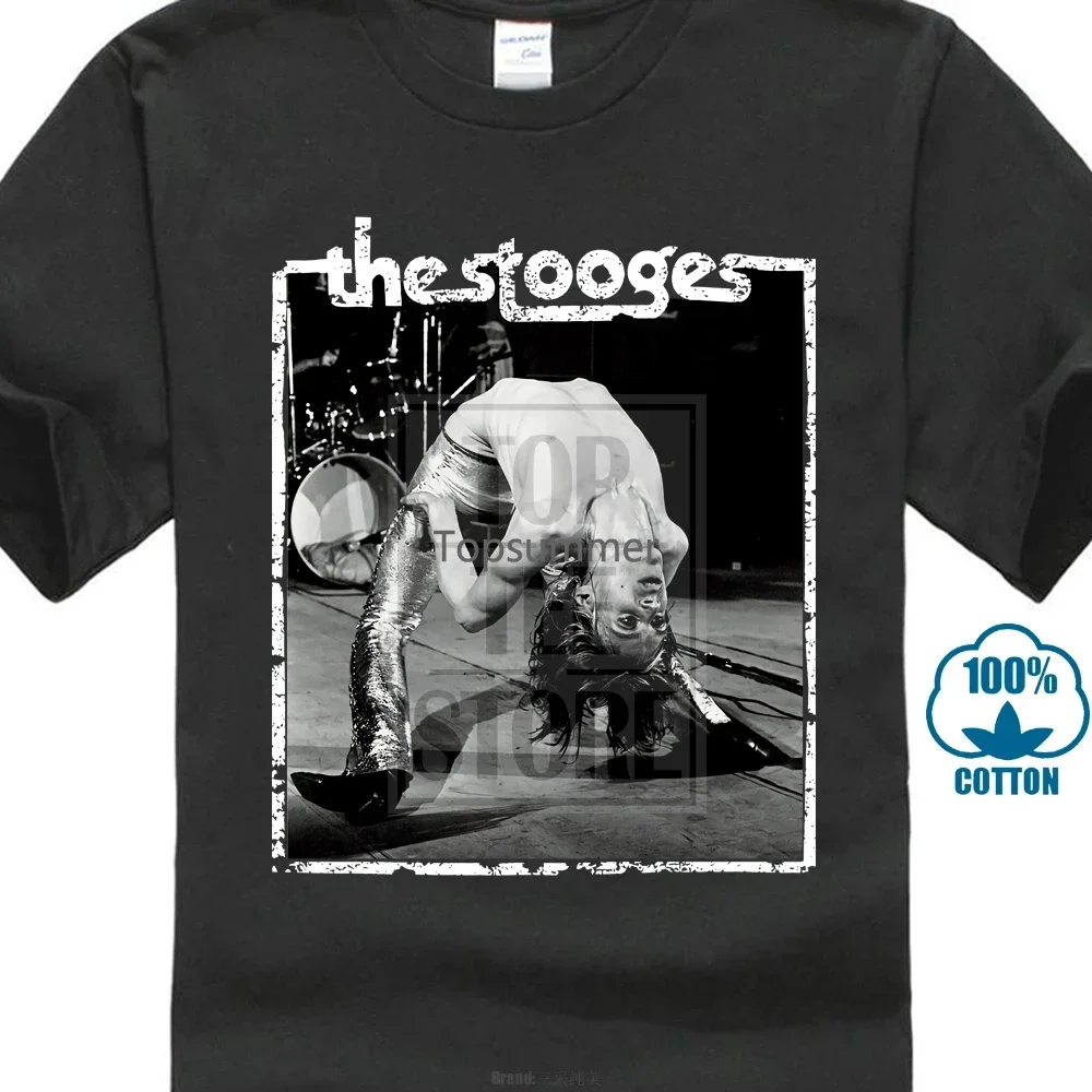 Iggy And The Stooges Iggy Pop Black Mens T Shirt Garage Punk Rock New York Dolls