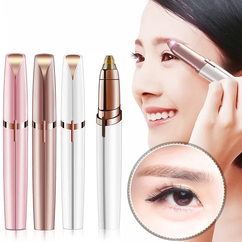 Electric Eyebrow Trimmer Women\'s Eyebrow Pencil Automatic Eyebrow Knife Hair Removal Beauty Trimmer