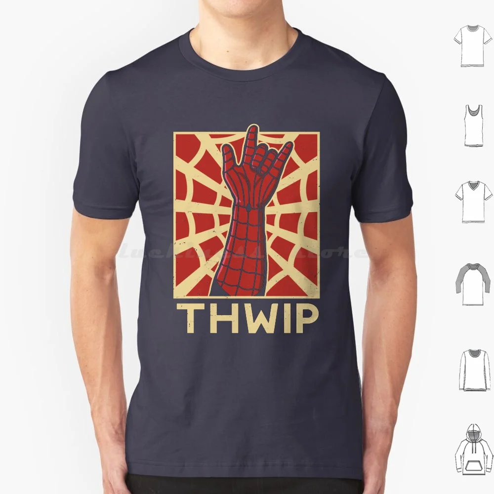 Thwip T Shirt Big Size 100% Cotton Comics Popculture Spidy Webslinger Twhip Revolution Propaganda Humor Vintage 2020 Comic