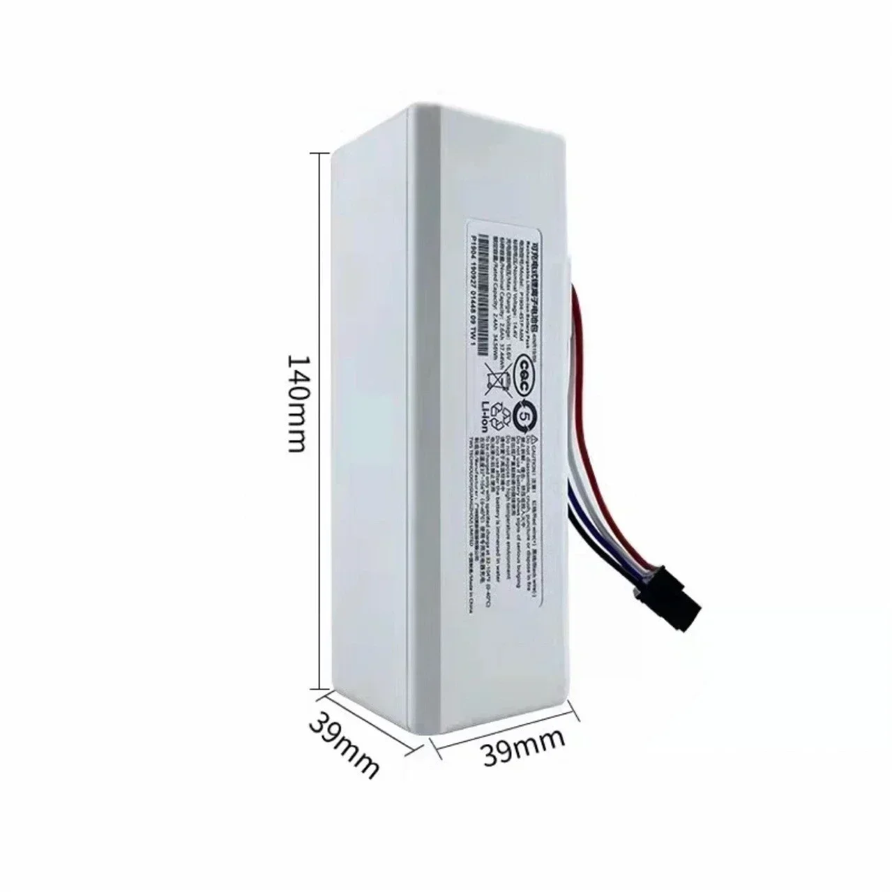 YE 14.4V Batteria 9800mAh Robot Aspirapolvere 1C Batteria Per Xiaomi Norma Mijia 1C STYTJ01ZHM Robot Aspirapolvere Mop
