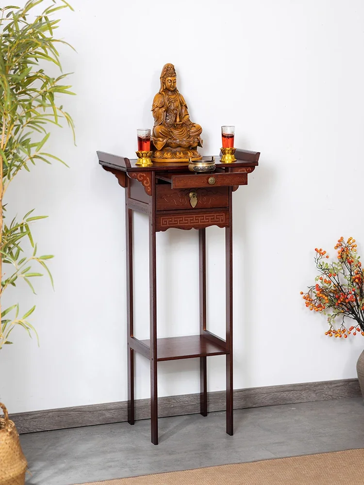 Altar Altar Incense Burner Table Household Minimalist Modern Style Economical Buddha Shrine Tribute Table