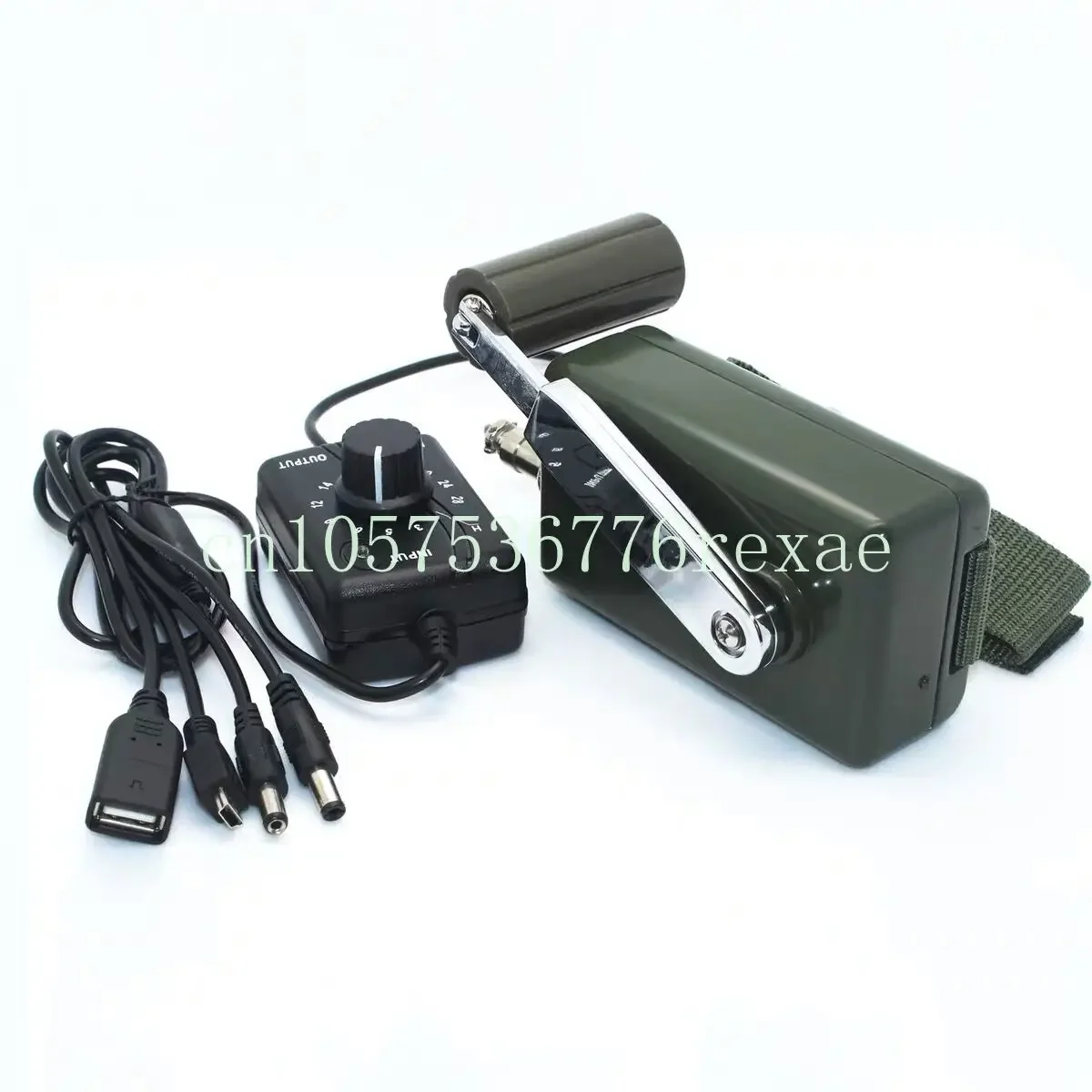 

Charger Military Outdoor Mobile Phone Computer Charging 30W/28V Hand Crank Generator Portable Dynamo Phone