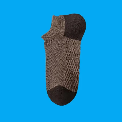 5/10 Paar Herren kurze Socken Massage Bottom Mesh atmungsaktive schweiß absorbierende Deodorant Sommer dünne Herren socken