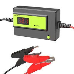 4A Battery Desulfator，Battery Maintainer Designed for Cars, Trucks, Motorcycles, ATV, Boats, RV Battery, for 12V,24V,36V,48V