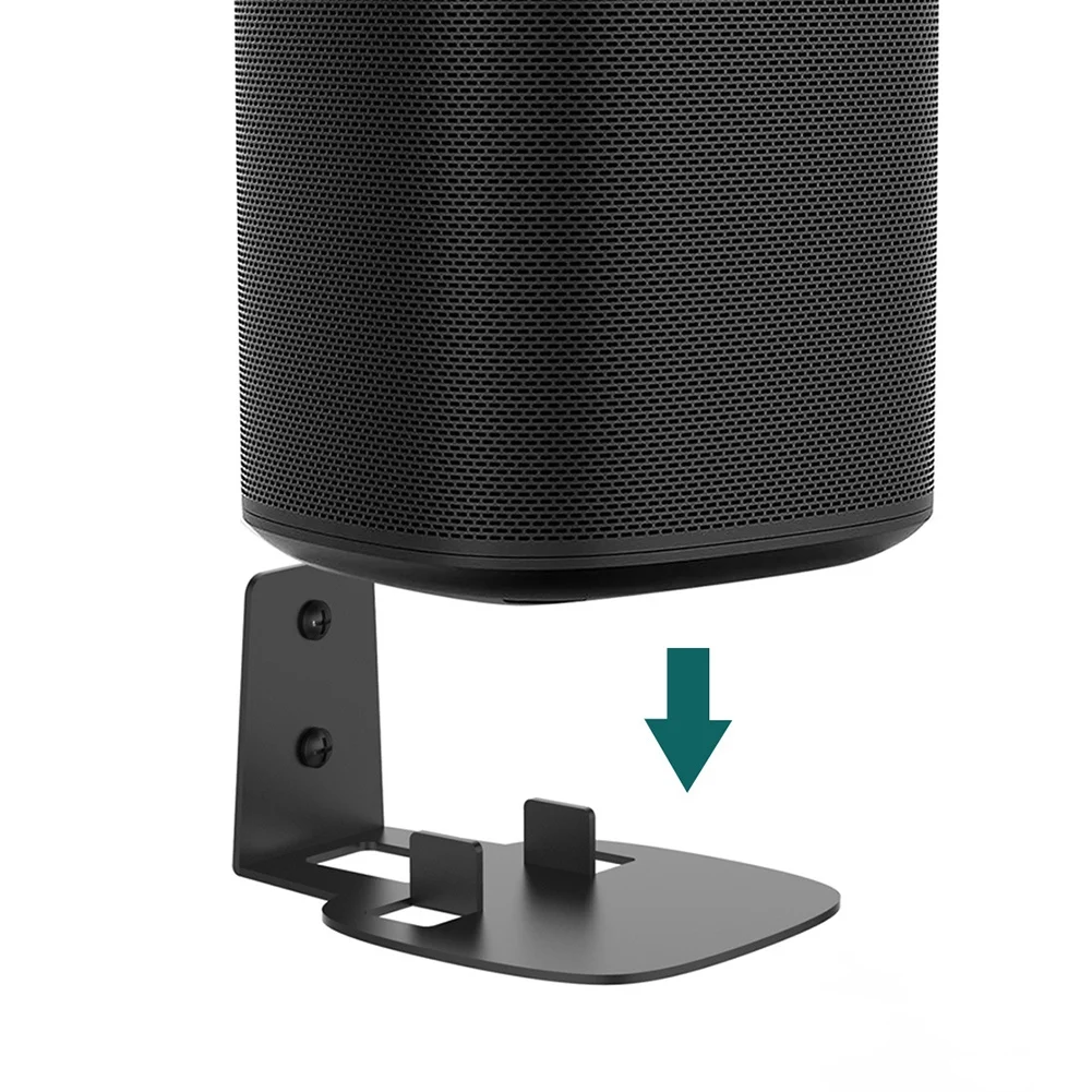 ลําโพงติดผนังติดผนังสําหรับ Sonos One SL ลําโพงติดลําโพงชั้นวางโลหะที่ทนทาน