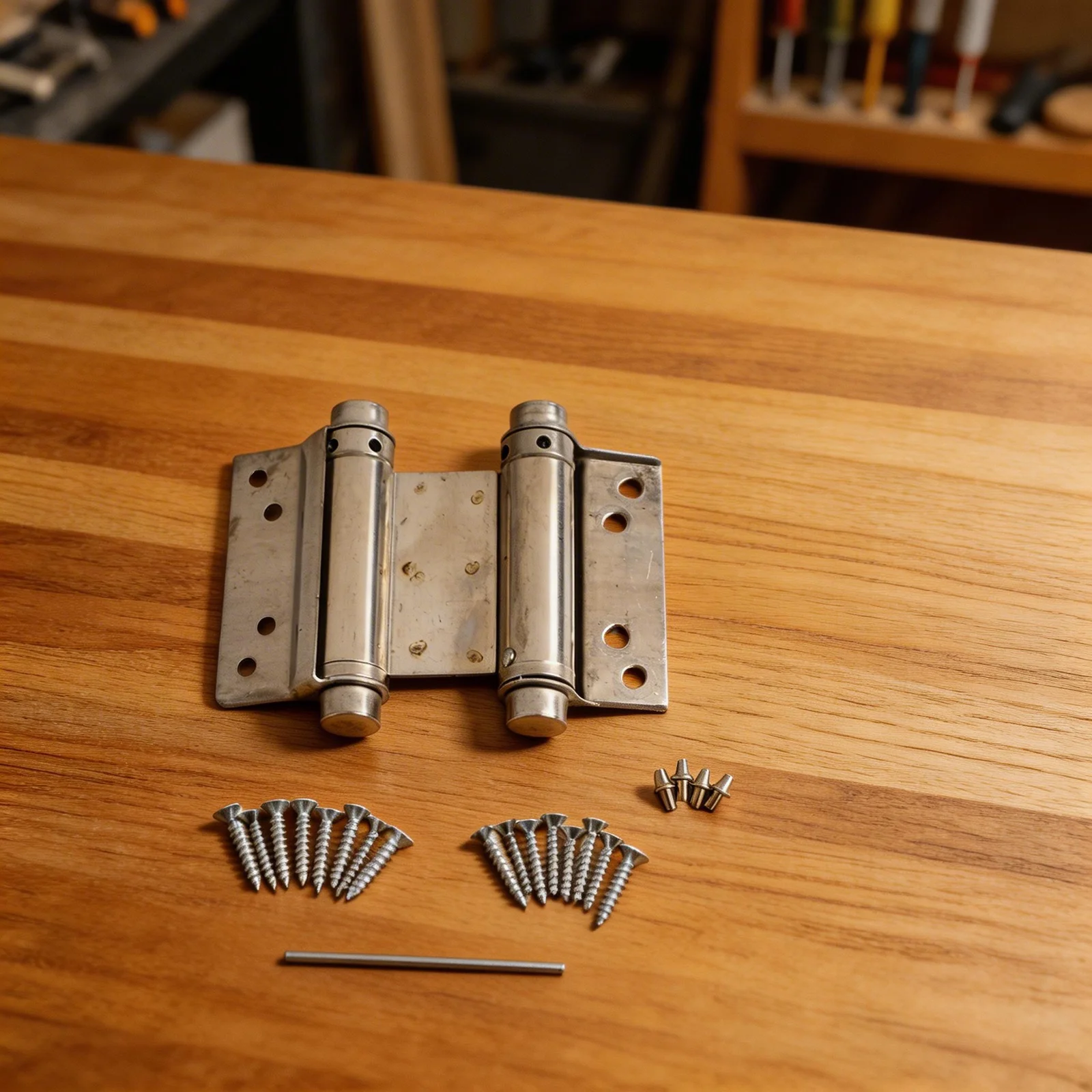 For Exterior Doors Expected Load Range 8kg Two-way Door Hinge Wear-resistant Hinge Compact Structure Bearing Strength Adjustment