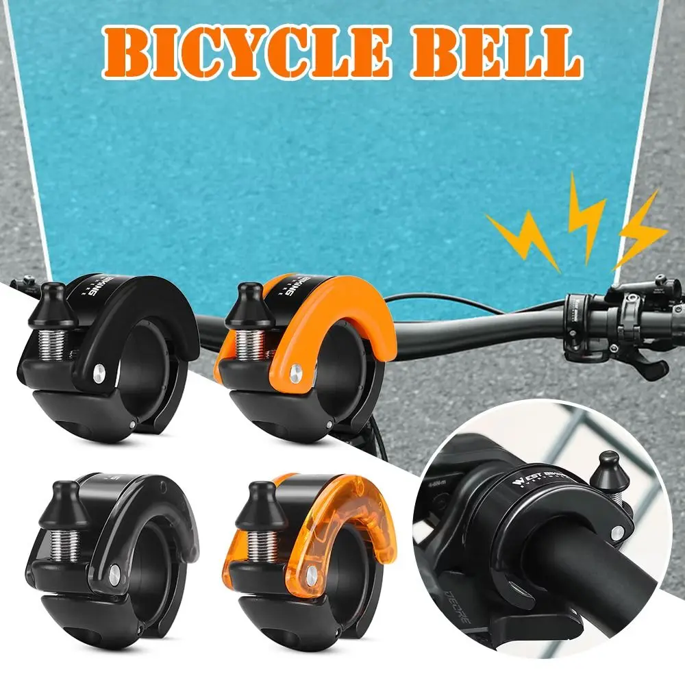 High Quality Aluminum Alloy Bicycle Bell Handlebar Bicycle Safety MTB Cycling Horn Crisp Sound Bike Bell