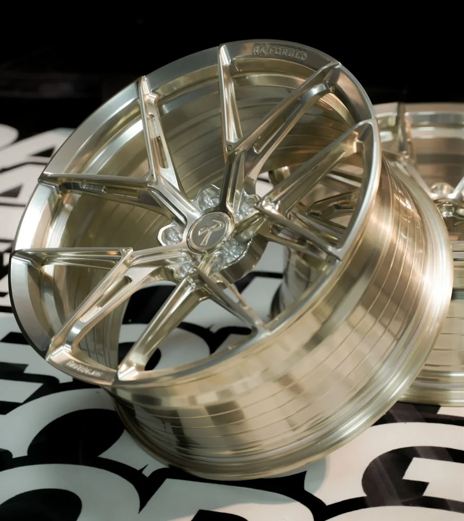 For Polished Custom Forged Multi Spoke Wheels 1 Piece Monoblock Deep Dish Deep Concave 6061-T6 Aluminium Alloy New 25mm for