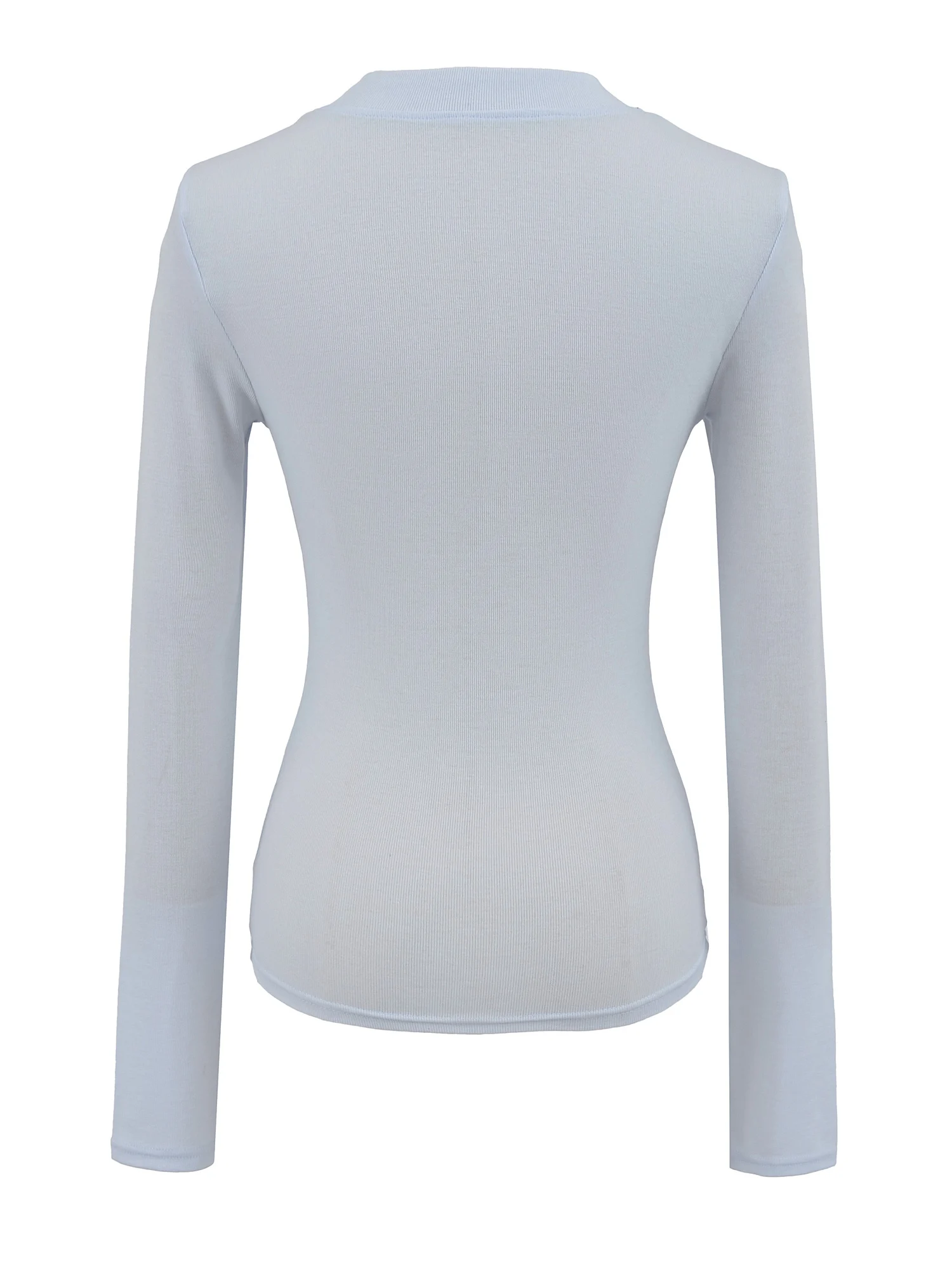 مثير سليم صالح طويل Sve V-Ne تي شيرت الأمريكية الساخنة فتاة Sle المرأة Faion رداء علوي غير رسمي الخصر مقصوص قاعدة irt #2