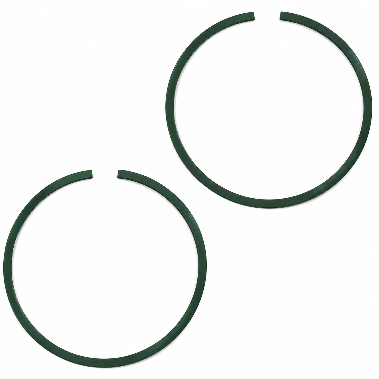 2Pcs 46x1.5mm Piston Rings For Husqvarna 55 357xp 51 257 Oleo-Mac 251/251S/950/950S/951/956 Efco 150/151/156 Replace 503289014