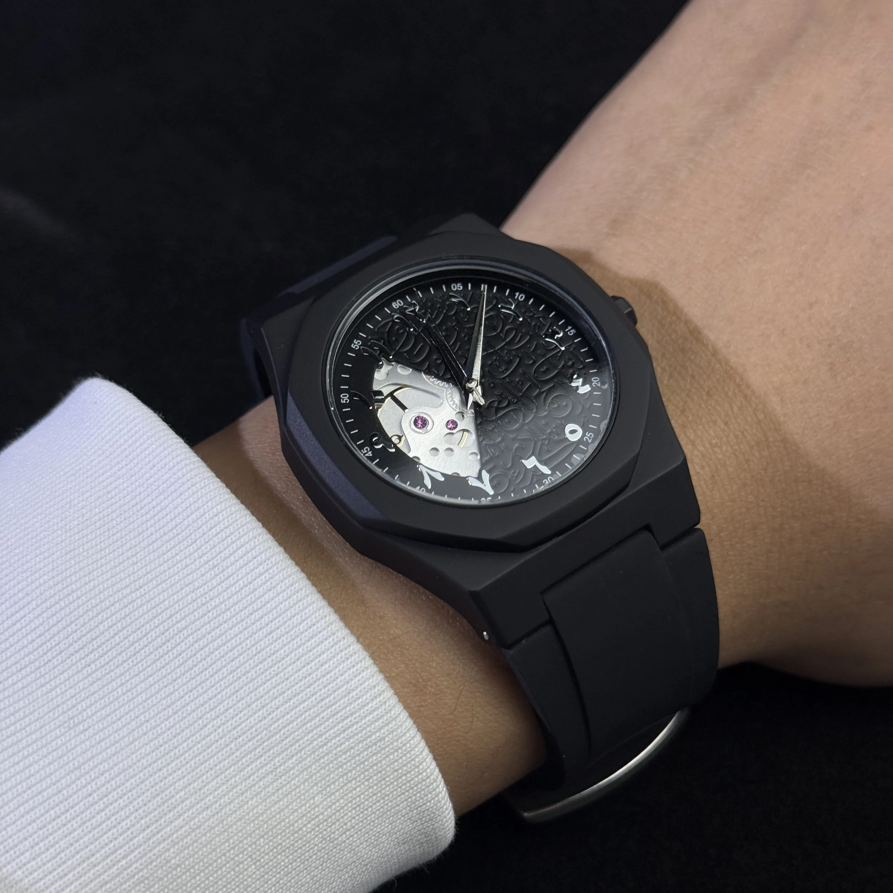 Arabic Numeral Waterproof Quartz Watch Men's Analog Mechanical Watch Men's Top Luxury Business Watch