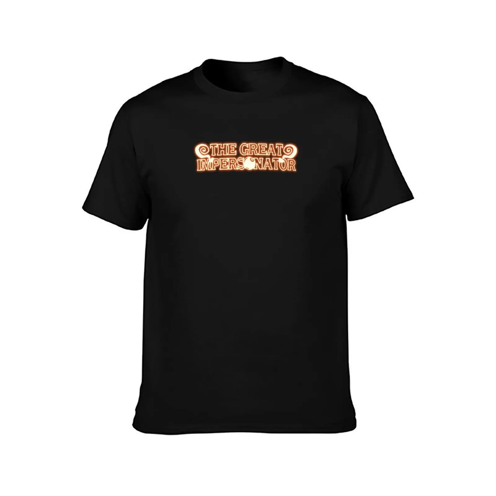 The Great Impersonator Question Marks 8-Ball Neon Glow T-Shirt Casual All Match Short Sleeve T-Shirt