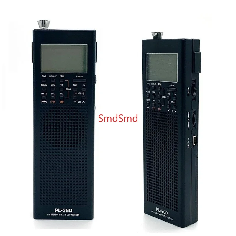PL-360 portable digital Radio usb AM FM pocket radio recorder Shortwave PLL DSP ETM SW MW LW Receiver pl360 New