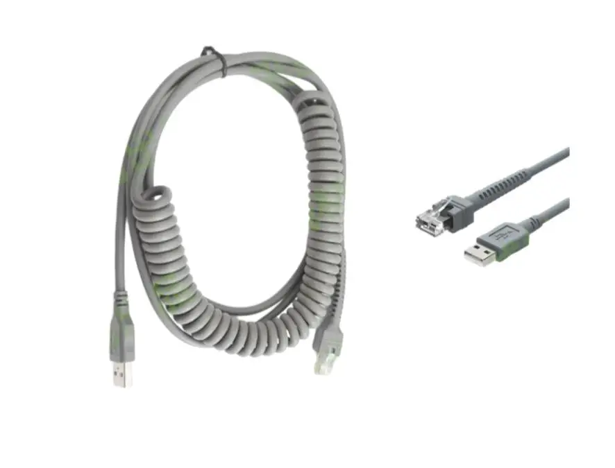 2M Symbol Barcode Scanner USB Cable LS1203 LS2208 LS4208 4208 3678 Replacement for Zebra Ds2278 Data Cable