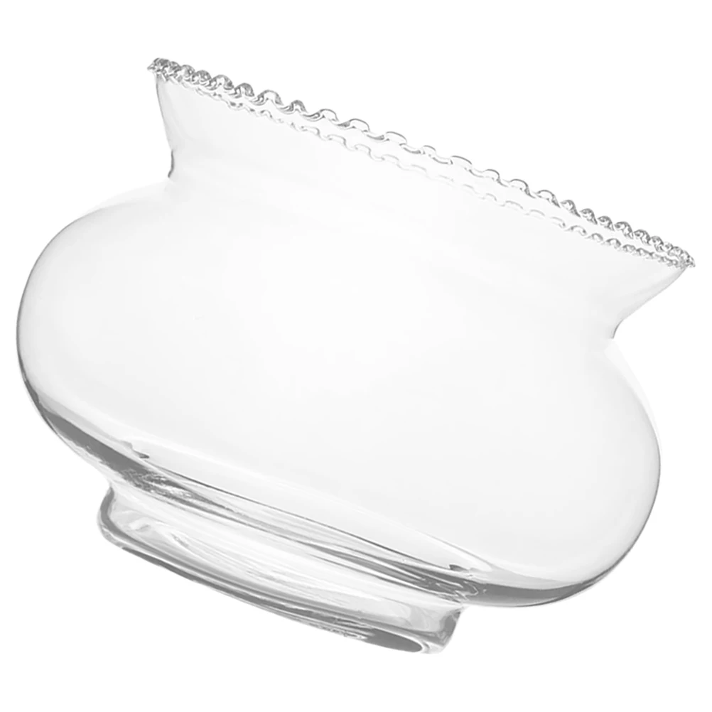 

Glass Fish Tank Transparent Aquarium Fish Bowl Betta Bubble Bowl Hydroponic Plant Planter Goldfish Turtle Decor