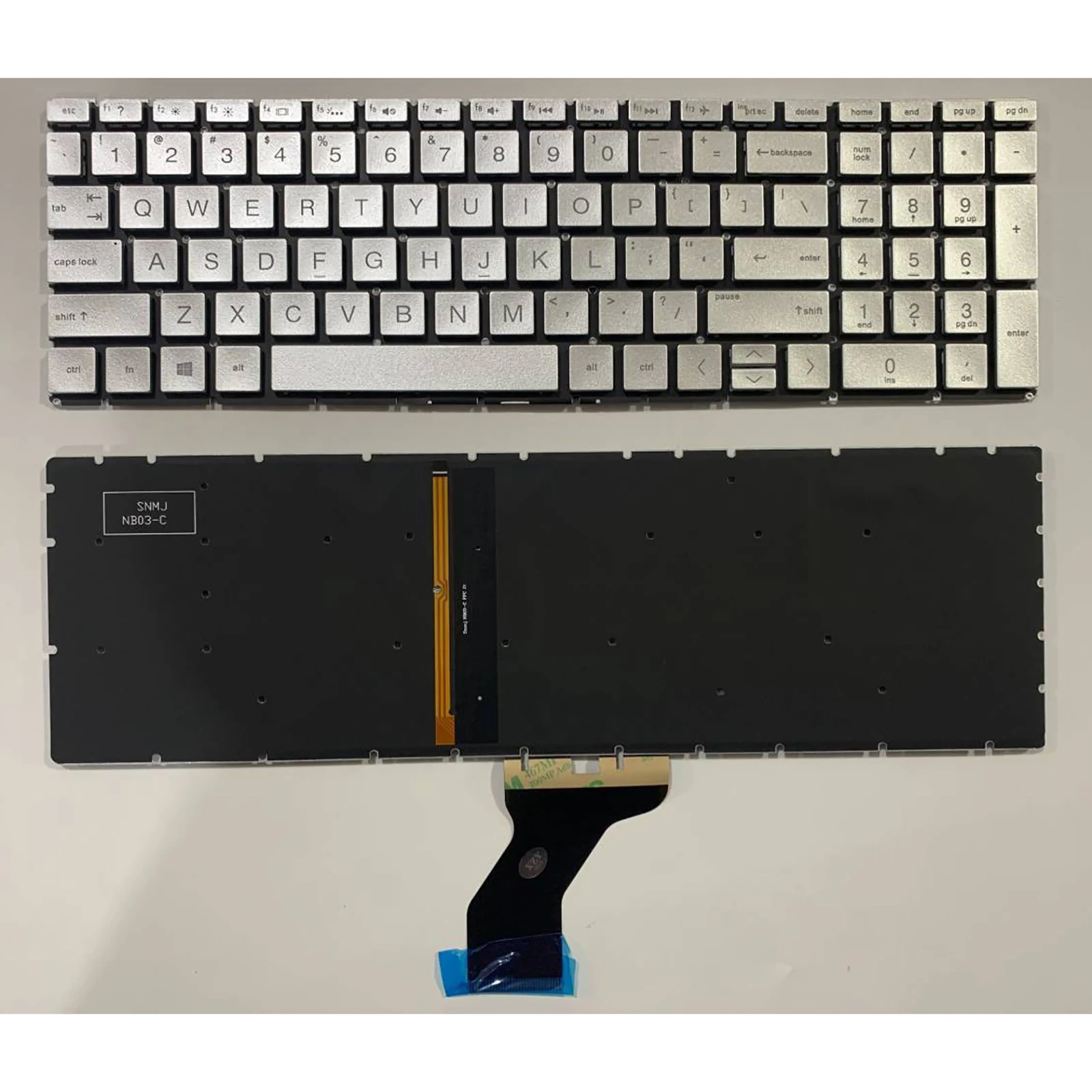 for HP Pavilion 15-DR 15-DW 15-DX 15-DA 15-DB Laptop keyboard US Layout