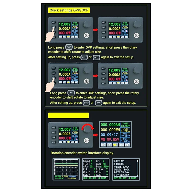 Nuovo modulo di ricarica alimentatore CNC buck-boost ad alta potenza SK150C 40V8A 150W terza generazione-A86G