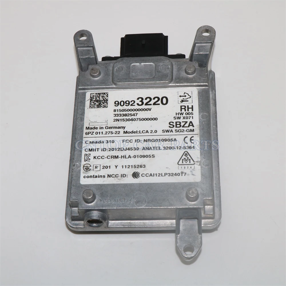 

90923220 42450157 Rear RH Blind Spot Module Radar Sensor for Buick Lacrosse GMC Yukon Cadillac ELR 90799565 23173664 23455665