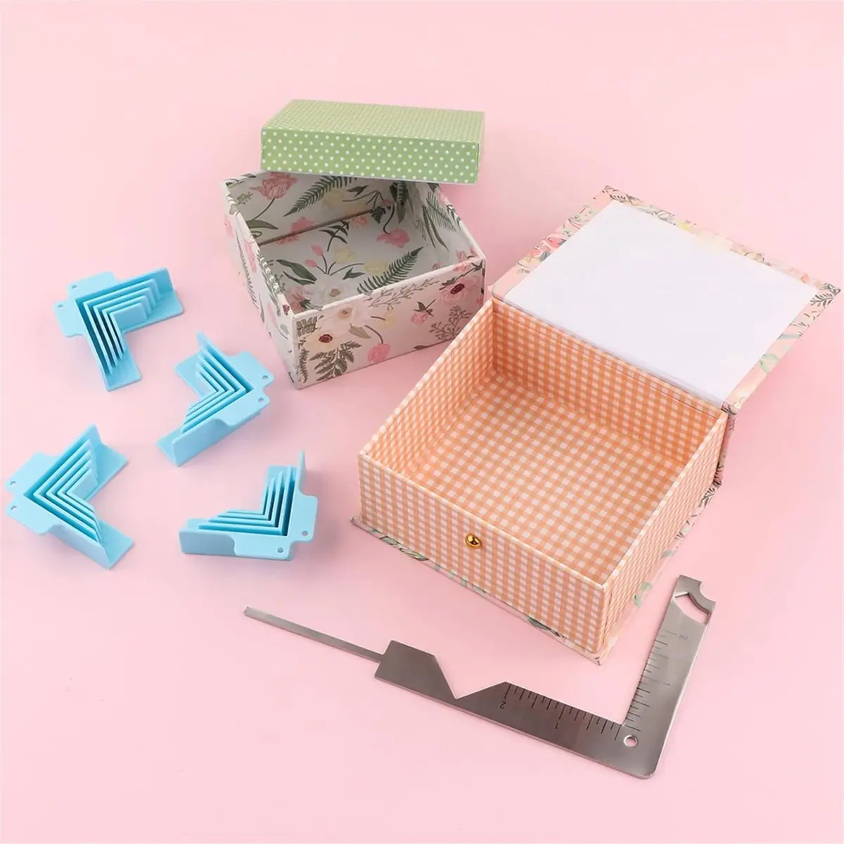 11·11COUPON 9Pack Corner Clamps and Guides Corner/Divider Assembly for Cartonnage, Bookbinding, and Woodworking