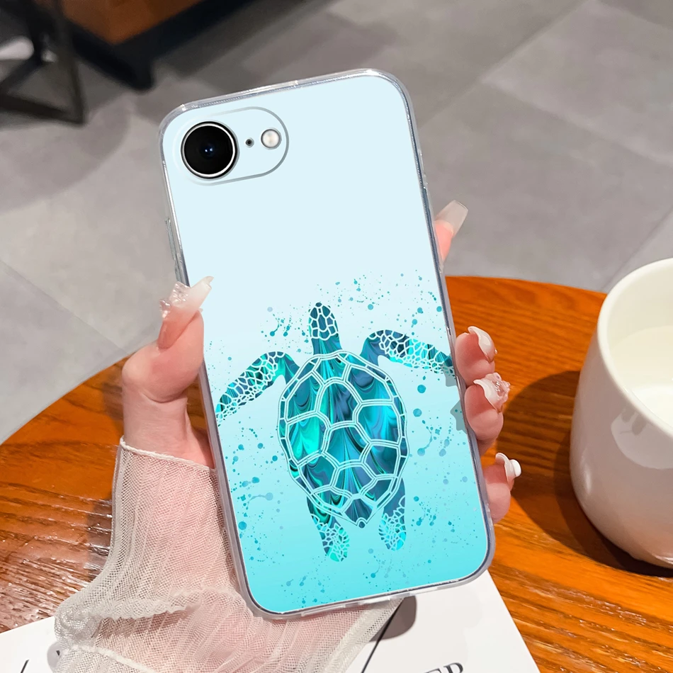 Creative Case For iPhone 16E 2025 Cute Amine Phone Shell For iPhone16E Soft TPU Clear Lightweight Silicone Protective Back Cover