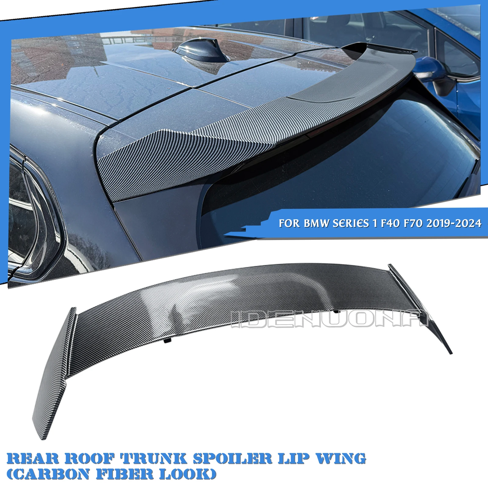 

Car Roof Spoiler Top Wing Rear Trunk Upper Lip For BMW 1 Series F40 F70 2019 2020 2021 2022 2023 2024 Base Version