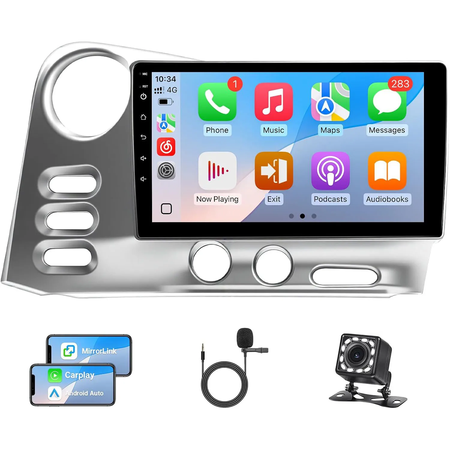 Linux Car Stereo for Toyota Matrix 2003–2004 & Pontiac Vibe 2003–2008 9Inch IPS Screen for Matrix Car Radio with Carplay Android