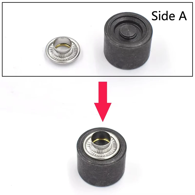 (20 sets+tools) Brass Material Snap Buttons EU environmental non-toxic Snaps Brass Rivet Metal Eyelets Buckle