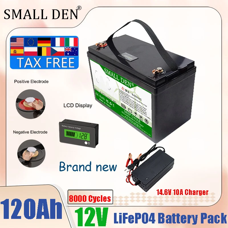 12V 120Ah Lifepo4 B…