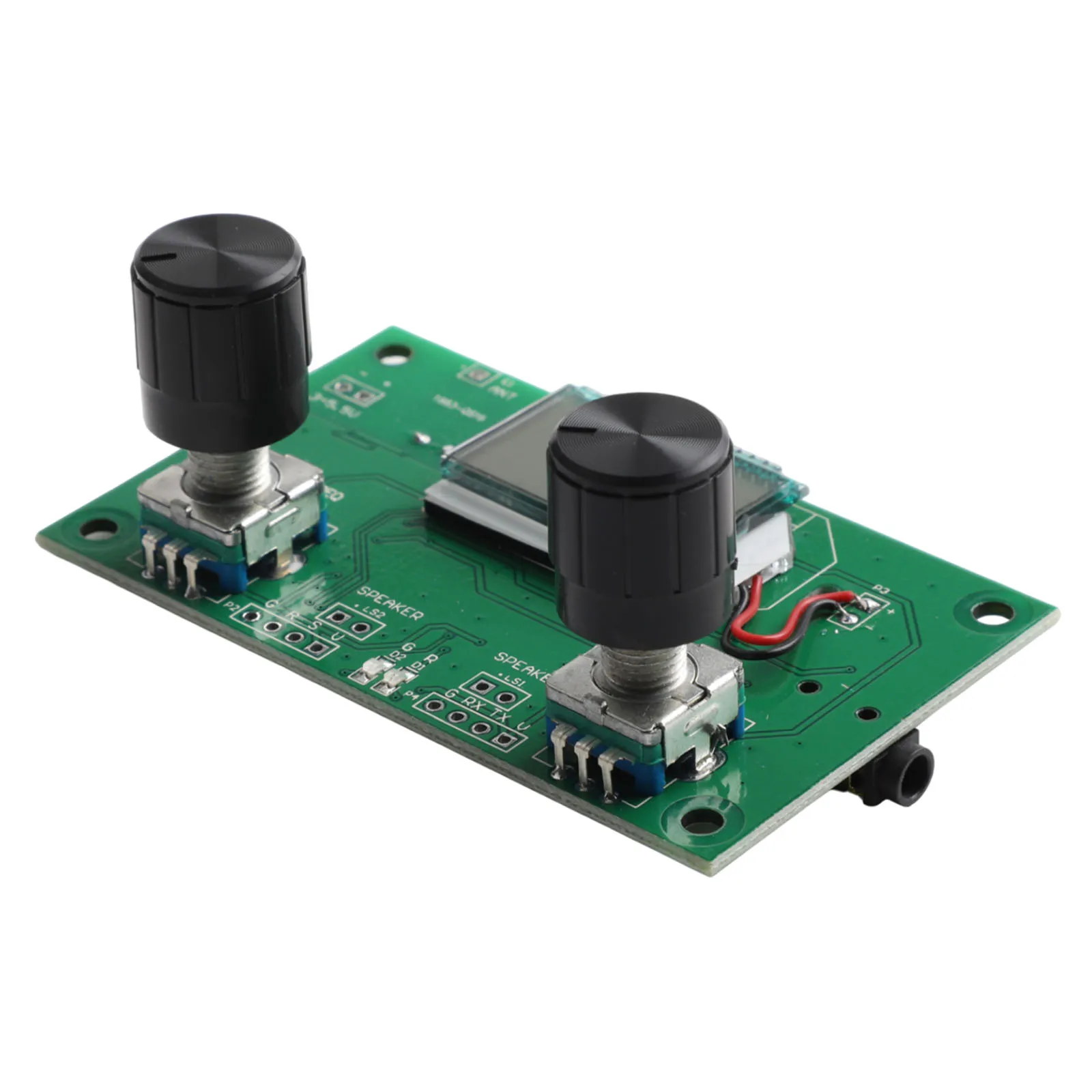DIY For FM Radio For DSP PLL 87-108MHz Wireless LCD Display Board With Rotary Potentiometer For Audio Amplification Kit