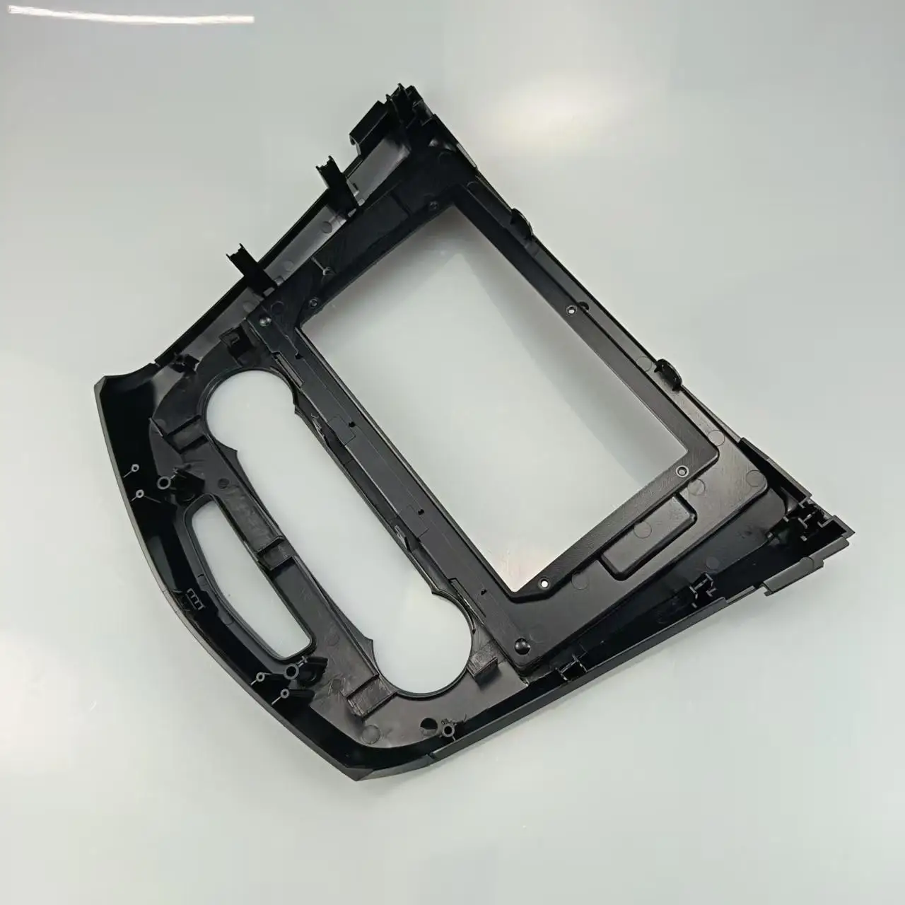 2Din Car DVD Frame Audio Fitting Adaptor Dash Trim Facia Panel For NISSAN Qashqai Xtrail 2015-2019 Double Radio Player