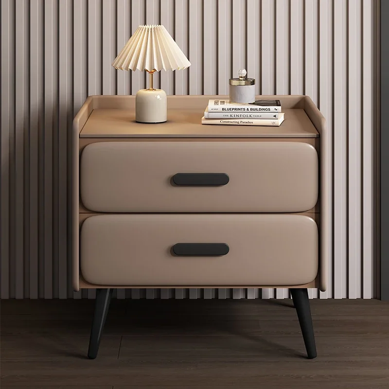 

Contemporary Elegant Bedside Table Simple Modern Nightstand for Home Interior Decor Mesita Noche Dormitorio Designer Furniture