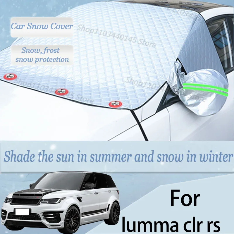 

For lumma clr rs car Snow Windscreen, Snow, Frost, Dust and UV Visor, Winter car clothing, thick magnetic