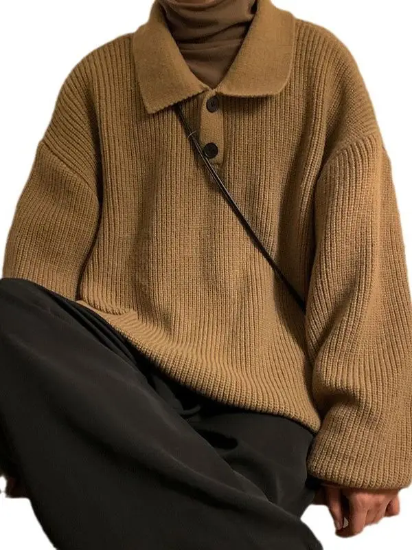 Pullover Décontracté pour Homme, Pull-Over de Style Coréen, Idéal pour l'Automne et l'Hiver