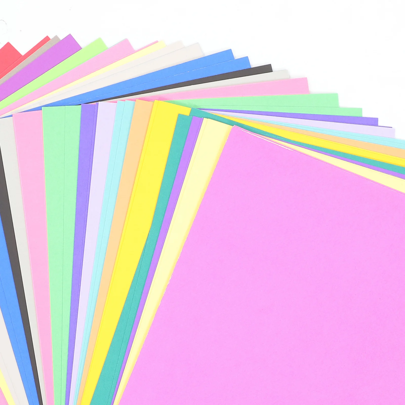 ورق بطاقات ملون، أوراق حرفية، ورق اوريغامي DIY للمشروعات الفنية، أوراق الحرف اليدوية للرسم